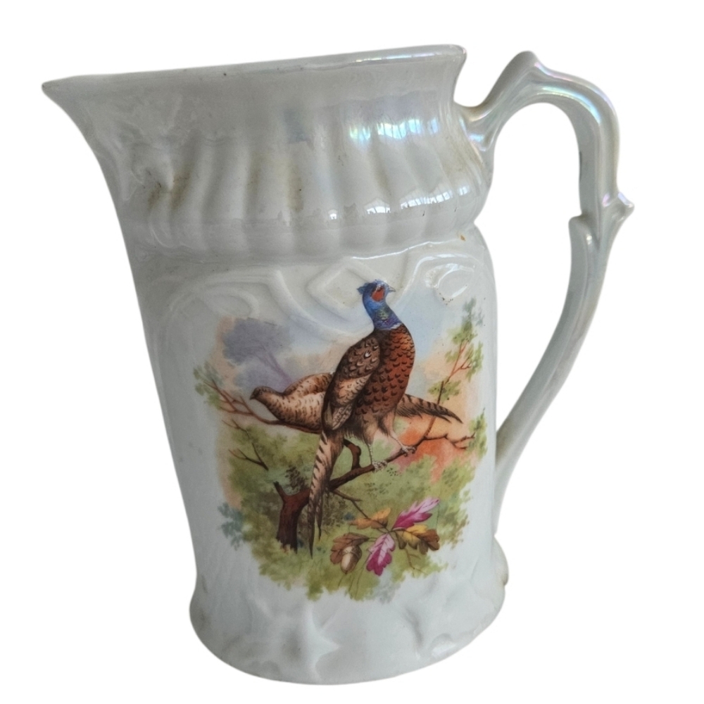 Bavaria  Pitcher Lusterware with BirdsVintage Boho  Design - Picture 5 of 5